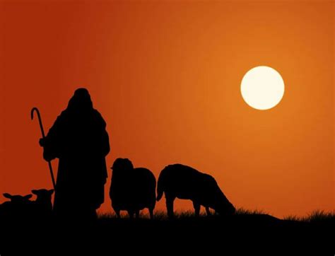 god's shepherd and his flock.